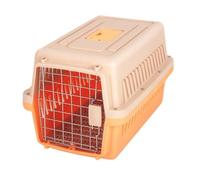 Sac de Chat Boîte Aérienne for Animaux De Compagnie, Cage for Chat, Boîte for Chien De Portable, Cage for Chien Portable Vérifiée, Boîte for Chat, Sac De Fret Aérien Sac de Transport Chat(Orange)
