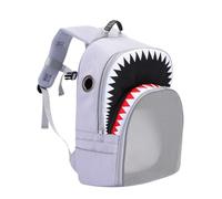 Sac de Chat Sac À Dos for Chat À La Mode, Sac À Dos for Animaux De Compagnie, Portable, Transparent, Requin, Fournitures for Chat, Sac À Dos Respirant Sac de Transport Chat