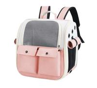 Sac de Chat Sac De Sortie for Animaux De Compagnie À La Mode, Sac À Dos Portable De Couleur Unie De Style Ins for Animaux De Compagnie, Sac Multifonctionnel for Chat Sac de Transport Chat(Pink)