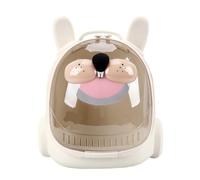 Sac de Chat Sac De Sortie Panoramique Transparent for Chat, Capsule Spatiale Portable, Sac for Animaux De Compagnie, Sac À Dos De Sac de Transport Chat(White)