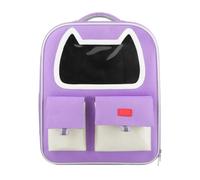 Sac de Chat Sac D'extérieur Portable for Chat, Sac À Dos Étanche en Tissu Oxford, Sac D'extérieur for Animaux De Compagnie, Sac Universel Respirant for Chat Sac de Transport Chat(Purple)