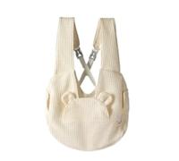 Sac de Chat Sac en Toile for Animaux De Compagnie, Petite Abeille, avec Tête Révélée, Sac À Bandoulière for Chat, Sac De Sortie Portable, Sac À Dos for Chat Sac de Transport Chat(White,B)
