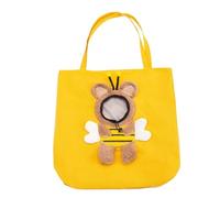 Sac de Chat Sac en Toile for Animaux De Compagnie, Petite Abeille, avec Tête Révélée, Sac À Bandoulière for Chat, Sac De Sortie Portable, Sac À Dos for Chat Sac de Transport Chat(Yellow,B)