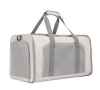 Sac de Chat Sac for Animal De Compagnie De Voiture, Sac for Chat, Portable Et Respirant, À Une Épaule Diagonale, en Toile Pliable for Les Sorties Sac de Transport Chat(G,B)