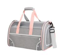 Sac de Chat Sac for Animaux De Compagnie À La Mode, Sac À Bandoulière Portable for Chat, Sac Pliable Et Respirant for Animaux De Compagnie Quatre Saisons Sac de Transport Chat(Pink)