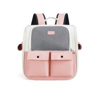 Sac de Chat Sac for Animaux De Compagnie for Sortir, Sac for Chat Portable, Sac À Bandoulière, Sac for Chat Respirant for Sortir, Sac for Chat Multifonctionnel Sac de Transport Chat(Pink,B)