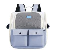 Sac de Chat Sac for Animaux De Compagnie for Sortir, Sac for Chat Portable, Sac À Bandoulière, Sac for Chat Respirant for Sortir, Sac for Chat Multifonctionnel Sac de Transport Chat(Blue,B)
