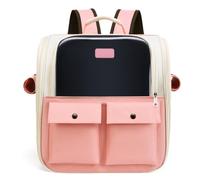 Sac de Chat Sac for Animaux De Compagnie for Sortir, Sac for Chat Portable, Sac À Bandoulière, Sac for Chat Respirant for Sortir, Sac for Chat Multifonctionnel Sac de Transport Chat(Pink,A)
