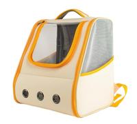 Sac de Chat Sac for Chat À La Mode Et Polyvalent, Sac Respirant À Capsule Spatiale Portable, Sac À Dos for Chat, Fournitures for Animaux De Compagnie Sac de Transport Chat(Yellow)