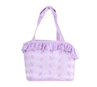 Sac de Chat Sac for Chat À La Mode, Sac À Bandoulière, Sac À Dos, Maille Respirante, Pliable Et Portable for Animaux De Compagnie Lors des Sorties Sac de Transport Chat(Purple,B)