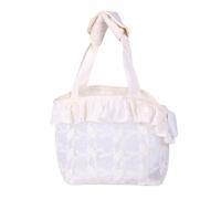 Sac de Chat Sac for Chat À La Mode, Sac À Bandoulière, Sac À Dos, Maille Respirante, Pliable Et Portable for Animaux De Compagnie Lors des Sorties Sac de Transport Chat(White,B)