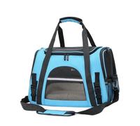 Sac de Chat Sac for Chat Pliable, Respirant Et Léger À La Mode, Sac À Main De for Animaux De Compagnie, Sac Portable De for Animaux De Compagnie Sac de Transport Chat(Blue)