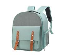 Sac de Chat Sac for Chat, Sac for Animaux De Compagnie Portable for Les Sorties, Sac Universel Transparent À Double Épaule, Sac for Chat Portable Et Respirant Sac de Transport Chat(Green)