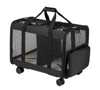Sac de Chat Valise À Roulettes Multifonctionnelle For Animaux De Compagnie, Sac For Animaux De Compagnie À Double Couche, Sac Portable For Chat, Étui De Vol Amovible Et Respirant Sac de transport Chat