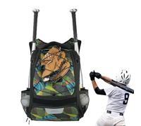 Sac de chauve-souris de softball - sac à dos de baseball avec poche de chaussure séparée | Contrôle des odeurs organisé Équipement multi-compartiment pour les jeunes et les adultes, la formation idéal