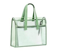 Sac de classement avec poignée | Imperméable de grande capacité pliable, dossier de classement avec poignée - pour étudiants, enseignants, école, bureau, manuels scolaires, devoirs, matériel de