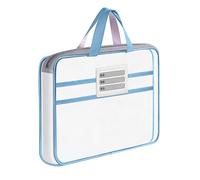 Sac de classement - Organiseur de documents essentiels, pochette en zippée avec poignée | Porte-documents A4 portable pour étudiants, voyages, examen, travail, maison, école, salle de classe