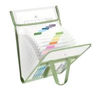 Sac de classement, organiseur de rangement vertical, 32,6 x 24,9 x 4,9 cm, dossier accordéon avec 13 grilles A4, lieu de travail, étagère, tiroir, salle de classe, infirmière, affaires, étudiant