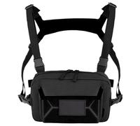 Sac de coffre de course - Sac de coffre anti , pack de gilet réfléchissant | Paquet de gilet léger, sac de poitrine compact et confortable, sac de coffre de gilet durable pour actividade, noir