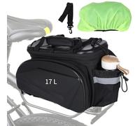 Sac de coffre extensible, capacité de 17L à 35L avec bandoulière, housse de pluie, caractéristiques réfléchissantes pour les promenades de nuit
