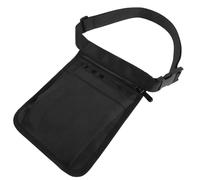 Sac de Coiffure en Nylon Noir à Compartiments Multiples | Ceinture Porte-outils, Organiseur pour Peignes et Ciseaux, Protection Contre les Chocs et Chutes