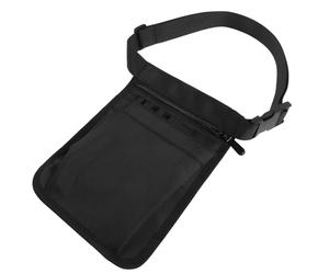 Sac de Coiffure en Nylon Noir à Compartiments Multiples | Ceinture Porte-outils, Organiseur pour Peignes et Ciseaux, Protection Contre les Chocs et Chutes