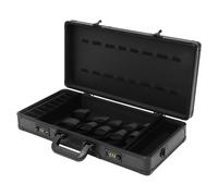 Sac de coiffure Valise de coiffeur Noir Sac de voyage Coiffeur Coffret à outils Avec serrure de sécurité Valise de rangement Barber Case Organizer