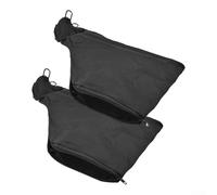 Sac de collecte de poussière réglable pour scie à onglets, matériau polyester noir avec support filaire, s'adapte aux trous de 4,3 à 5,8 cm, gestion efficace de la sciure de bois