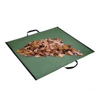 Sac de collecte d'extérieur avec poignées, fabriqué en tissu Oxford robuste et revêtement PE imperméable, conçu pour le jardinage et la gestion des déchets de jardin