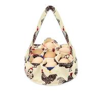 Sac de collecte d'œufs avec fond rembourré et 7 poches pour œufs de poule et de canard, transport à la ferme, usage domestique