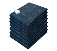 Sac de compression scellé sous vide conçu pour un rangement efficace des couettes, des vêtements d'hiver et permet d'économiser de l'espace dans les armoires, valises ou bacs de rangement (80 x 60 cm)