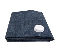 Sac de compression scellé sous vide conçu pour un rangement efficace des couettes, des vêtements d'hiver et permet d'économiser de l'espace dans les armoires, valises ou bacs de rangement (90 x 70 cm)