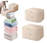 Sac de Compression Ultime Space Master, Casa Corner Pratique et Efficace Sac Compression Couette et Vêtements Sans Aspirateur, étanche à L'eau et à La Poussière (Khaki, M+L)