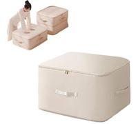 Sac De Compression Ultime - Spacemasters, Casa Corner, Organisateur Valise Compressible, Kompressionssack, Bettdecke und Kleidung, Ohne Staubsauger, Wasser- und Staubdicht (Beige, L)