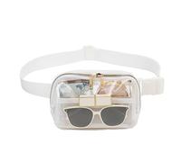 Sac de concert transparent, sac banane de course pour femme | Sacs banane de sport imperméables, sac de voyage tendance en plein air hommes femmes course poitrine, Blanc., Voir description, Voir