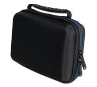 Sac de console de jeu étanche antichoc pour Nintendo 3DS XL avec pochette en maille intégrée et huit emplacements pour cartes de jeu dédiés (bleu)