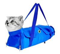 Sac de Contention pour Chat, Confortable et réglable, en Nylon, avec poignée, Anti-morsures et Anti-Rayures, pour la Maison, l'animalerie Les Voyages, Petit Format