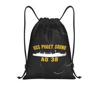 Sac De Cordon Annonce 38 De L'Uss Puget Sound Lavable Enfants Sac De Sport Unisexe, pour Yoga, Le Sport, Natation, 36x42cm