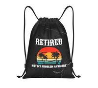 Sac De Cordon Retraité en 2023. Ce n'est Plus Mon Problème. Garçons Pliable Sac De Plage, pour Hommes, Natation, La Plage, 36x42cm