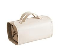 Sac de cosmétique en déplacement - Eau spacieuse -Pellite de Mate-Sac, culturel Portable Ouvrir Le culturel | Organisateur Transparent et Durable de poignée Stable, de Culture de voyag