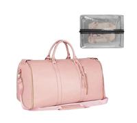 Sac de costume en cuir pour voyage homme et femme pliable Sac à vêtements Bagages Sacs de voyage Sac pour vestes chaussures Organisateurs de sacs de week-end