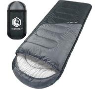 Sac de Couchage 3 Saisons pour lit Simple, Taille Standard, léger, Confortable, résistant à l'eau, pour Adultes et Enfants, idéal pour la randonnée, Le Camping et Les Aventures en Plein air,