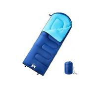 Sac de couchage - vidaXL - 94439 - 3-4 saisons - Rectangulaire - Bleu marine et bleu