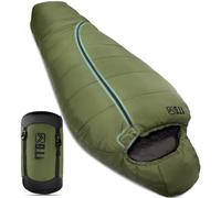 Sac de Couchage Adulte 0-5°C Confort | 3 Saisons | Léger 1,76 kg | Imperméable | Jusqu’à 185 cm | Camping & Randonnée