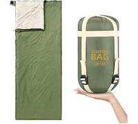 Sac de Couchage Adulte 190×75CM avec Sac de Compression, Sac de Couchage Ultra Léger Confortable 3-4 Saisons pour Camping Randonnée