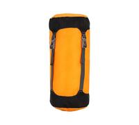 Sac De Couchage Adulte Sac de Couchage de Compression imperméable à Boucle réglable en Nylon for Doudoune, Couette, Sac de Rangement(Orange M)
