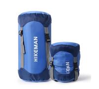 Sac De Couchage Adulte Sac de Couchage de Compression, Sac de Rangement for Camping en Plein air, Sac de Rangement étanche Polyvalent, Sac de Rangement Portable Ultra-léger(Blue M)