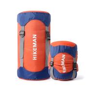 Sac De Couchage Adulte Sac de Couchage de Compression, Sac de Rangement for Camping en Plein air, Sac de Rangement étanche Polyvalent, Sac de Rangement Portable Ultra-léger(Orange M)