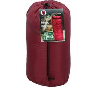 Sac de couchage Camp Active Sac de couchage d'été pour adultes de 5°C à 10°C - Sac de couchage couverture pour 1 personne - Couverture de voyage pour les festivals et le camping - 190 x 72 cm - Rouge
