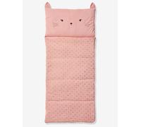 VERTBAUDET Sac de Couchage Chat, avec Coton recyclé Rose TU